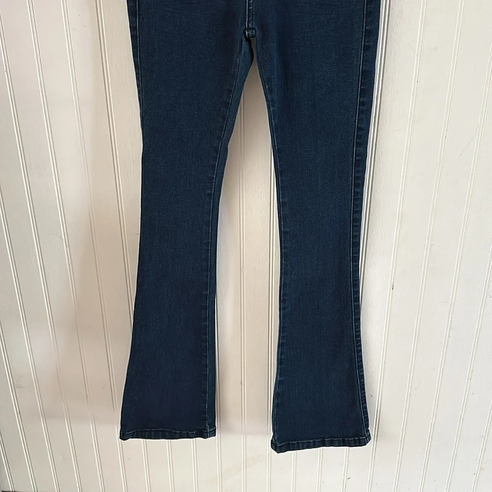 Funky Soul High-Rise Double-Button Flare Jeans Size: 1 Junior